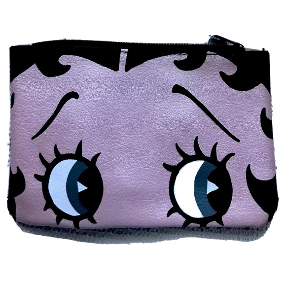 Betty Boop X IPSY Empty Makeup Sequined Glam Bag 7-3/8” x 5”. - Picture 1 of 8
